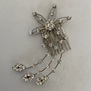 Starburst Crystal Hair Comb